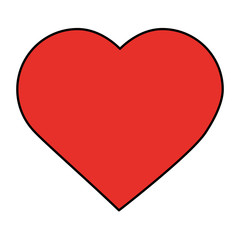 heart love passion feeling image vector illustration