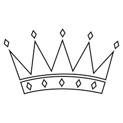Abstract elegant crown