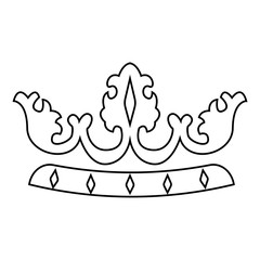 Abstract elegant crown