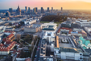 Warszawa © Drone in Warsaw