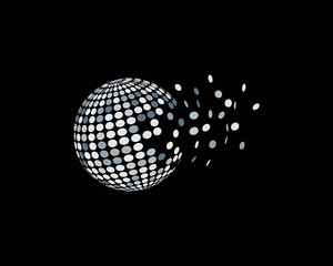 globe ilustration logo