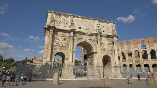 The Arch of Constantine in Rome