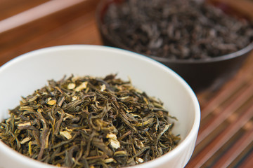 Chinese tea ceremony, Puer tea in assortment