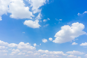 Clouds with blue sky background.