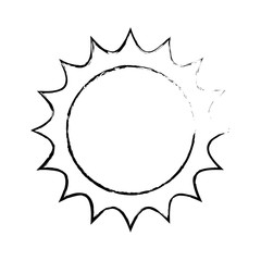 sun energy ecology hot power image vector illustration sketch