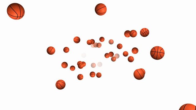Basketball - seamless looping, alpha channels and 4K