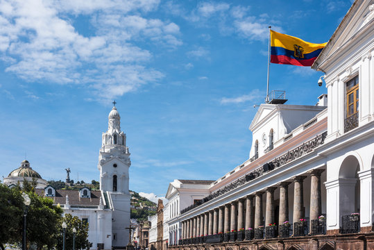 Carondelet Palace (Spanish: Palacio de Carondelet) is the seat of government of the Republic of Ecuador, located in Quito in the Independence Square (Plaza Grande)