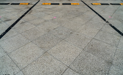 Fototapeta premium Empty car park
