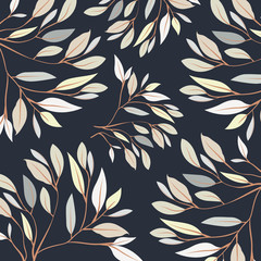 natural leafs pattern background