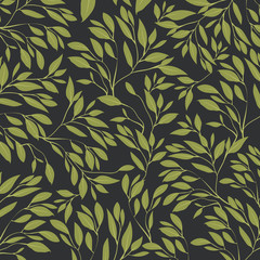 natural leafs pattern background