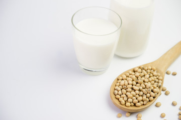 milk with soy beans