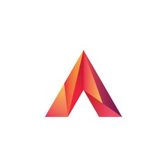 Fototapeta premium A letter logo design