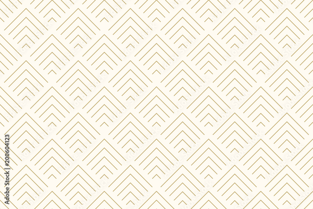 Poster pattern seamless abstract background chevron gold color and line. geometric line vector.