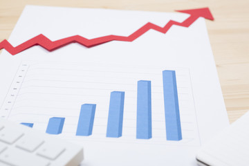 上がっていくグラフ