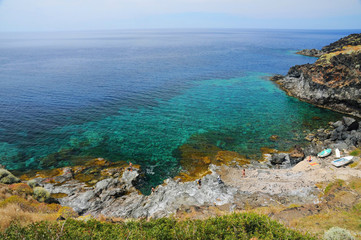 イタリア、シチリアのパンテッレリア島の風景