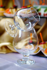 Crystal glasses for holiday