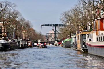 Fototapeta premium Gracht in Amsterdam