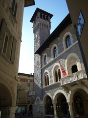 Fototapeta na wymiar The city Hall or town council of Bellinzona,Ticino Switzerland
