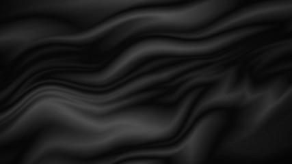 Black fabric texture background with copy space