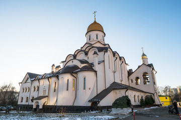 Church of the Holy Reverend Prince Alexander Nevsky. Moscow. Russia.