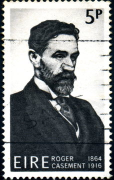 Roger Casement 1864-1916. Timbre Postal Eire. Irlande.