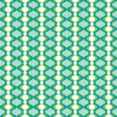 African green shweshwe pattern