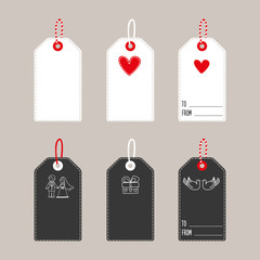 Love label template,valentine's day or wedding card,