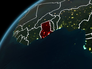 Night over Ghana
