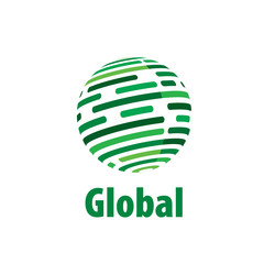 vector logo globe