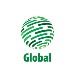 vector logo globe