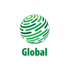 vector logo globe