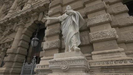Statue of Cicero in front of the Palace of Justice in Rome