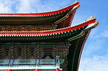 Fototapeta na wymiar 中正記念公園の建物の屋根
