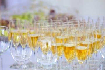 Crystal glasses for holiday
