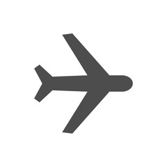 Obraz premium airplane icon. flat isolated illustration. vector