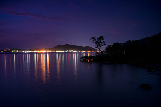 colorfull seascape from nirwana beach