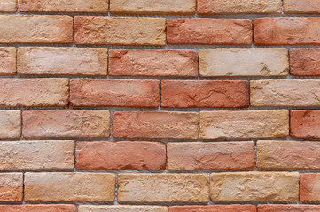 Obraz premium ceramic brick tile wall,seamless brick wall
