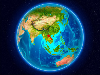 Laos on Earth