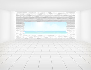 tile floor vector