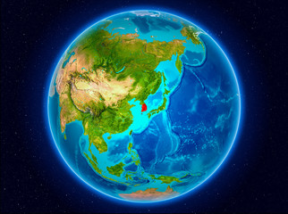South Korea on Earth