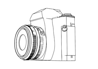 sketch of camera vector