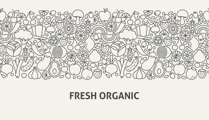Fresh Organic Banner Concept