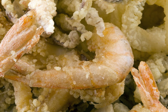 Frittura di calamari e gamberetti