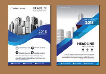 Business abstract vector template. Brochure design, cover modern layout, annual report, poster, flyer in A4 with colorful triangles, geometric shapes for tech, science, market with light background