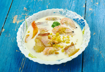 Bacon, Shrimp and Corn Chowder