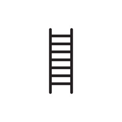 ladder outline vector icon