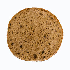 Round brown Burger bun