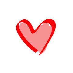 heart drawing vector