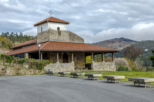 hermitage of San Pelayo (San Pelaio baseliza) in Baquio (Vizcaya, Spain)