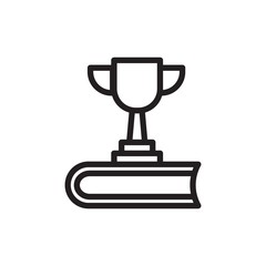 skill development outline vector icon